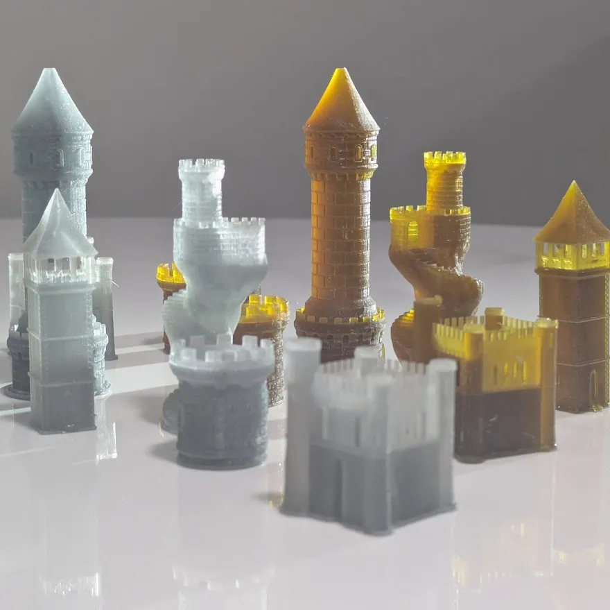 Medieval Castle Chess Set